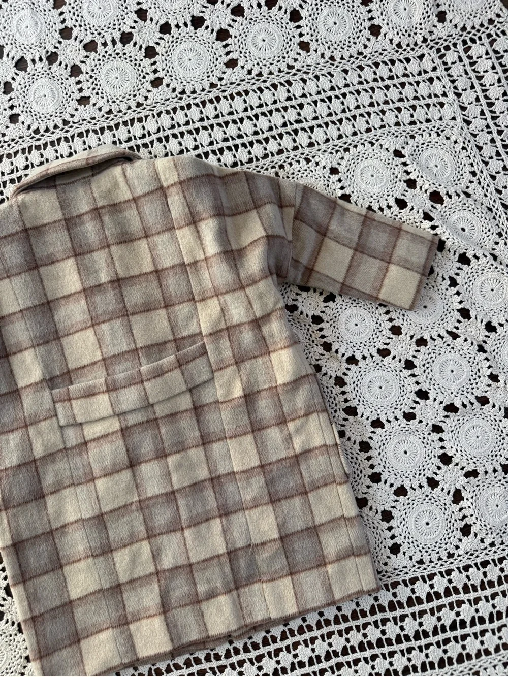 NWT Rylee & Cru Rustic Plaid Longline Coat Girls 2-3Y